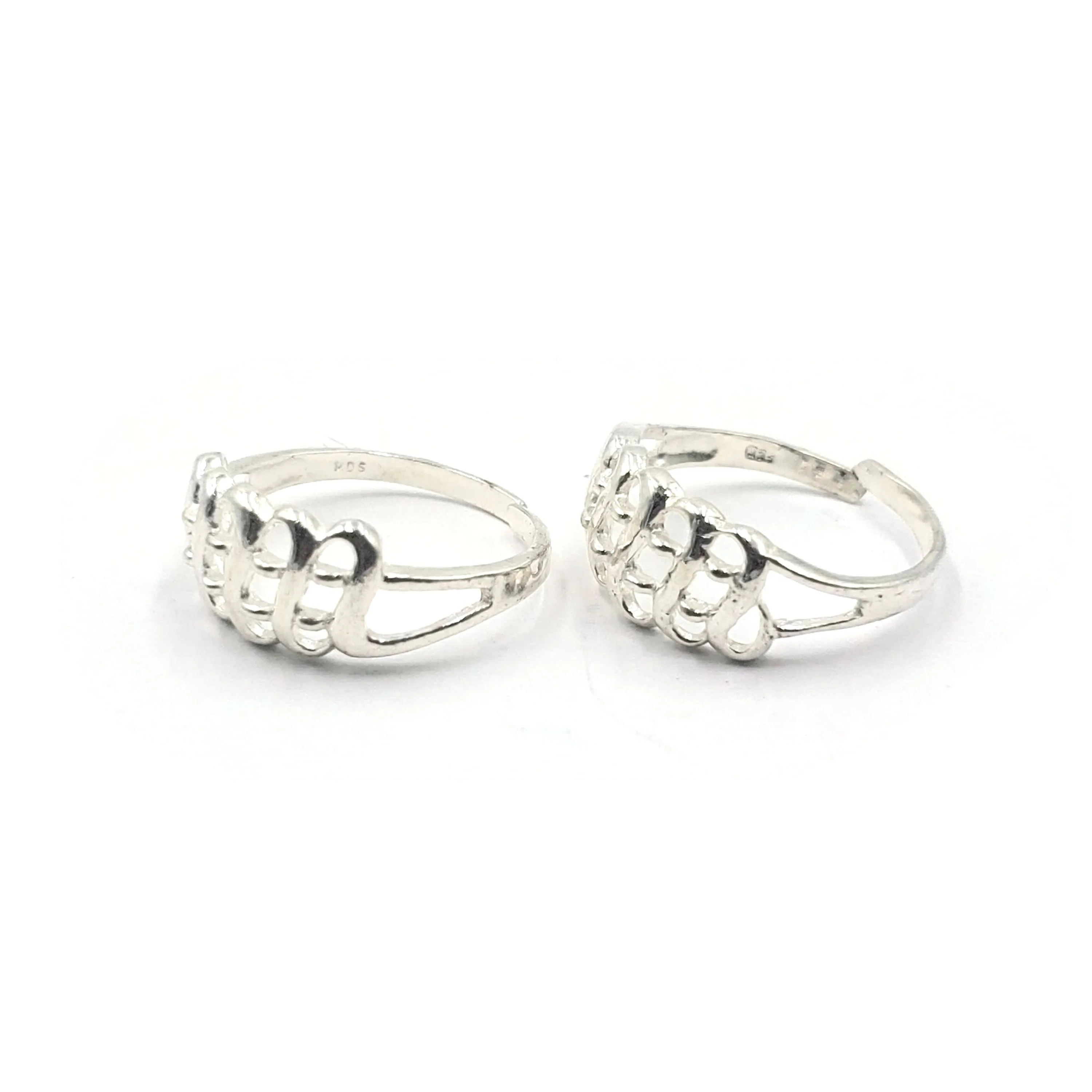 925 Sterling Silver Toe-rings - Design #05