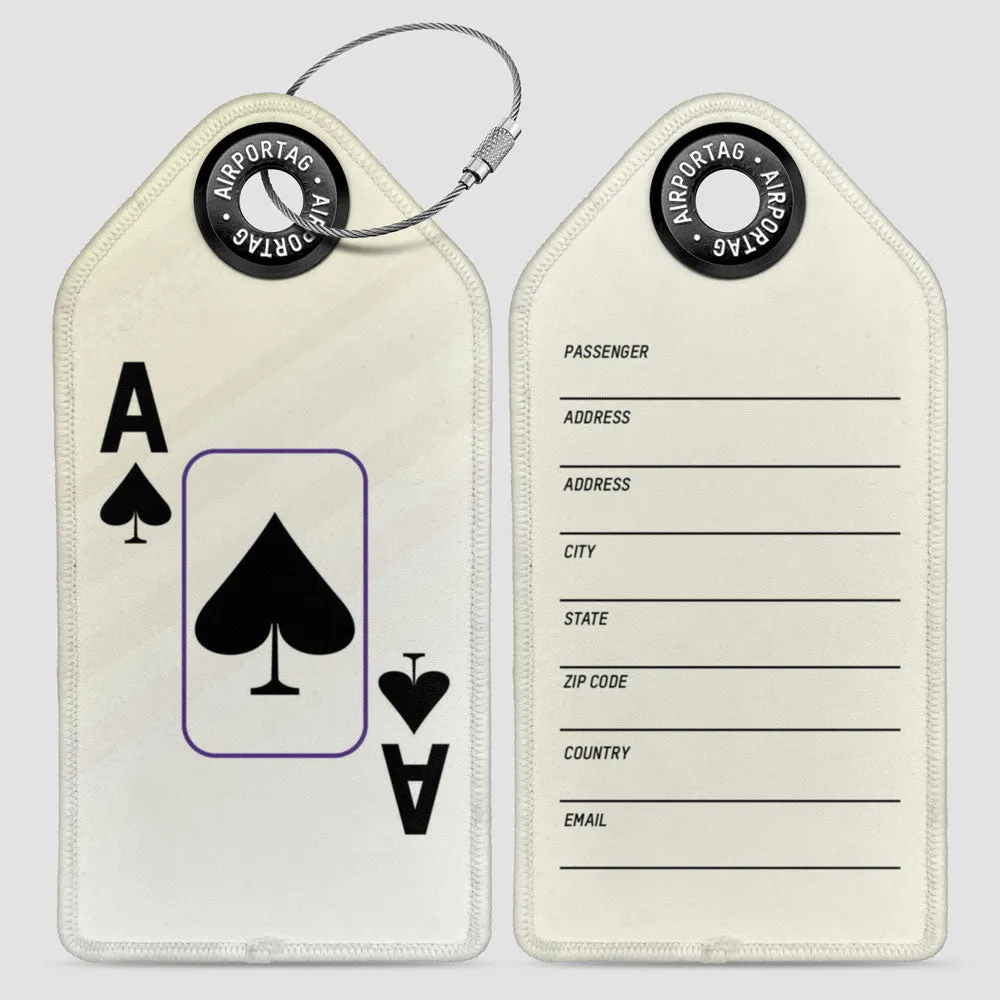 Ace of Spades - Luggage Tag