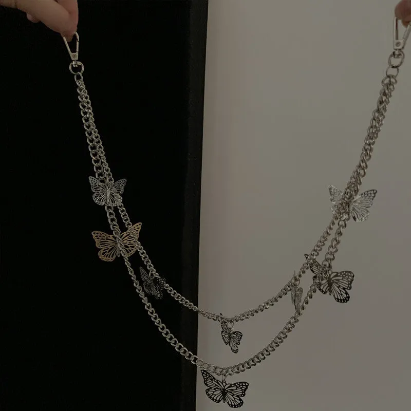 Amazing butterflies body chains belt
