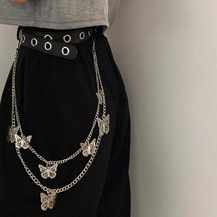 Amazing butterflies body chains belt
