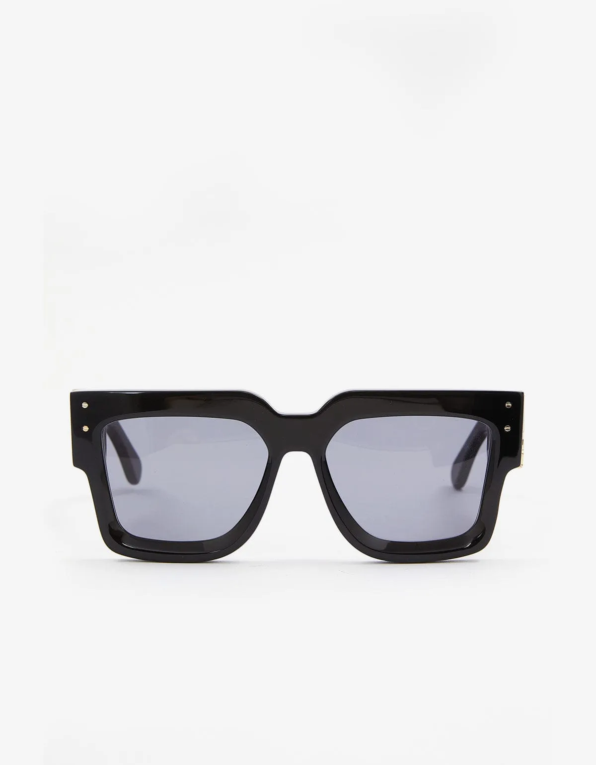 Amiri Black Jumbo MA Sunglasses