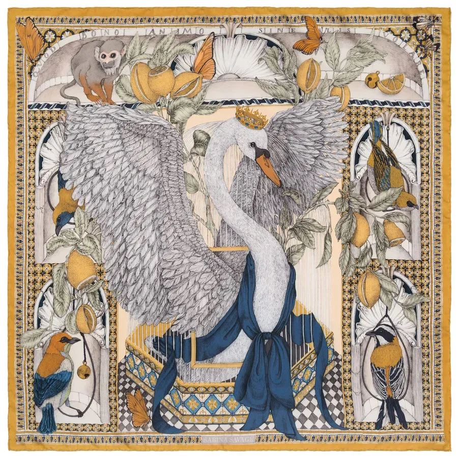 Aviarium Maria Silk Twill Scarf