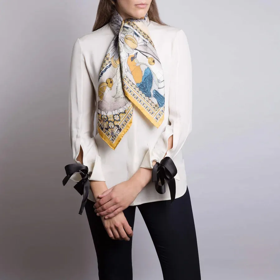 Aviarium Maria Silk Twill Scarf