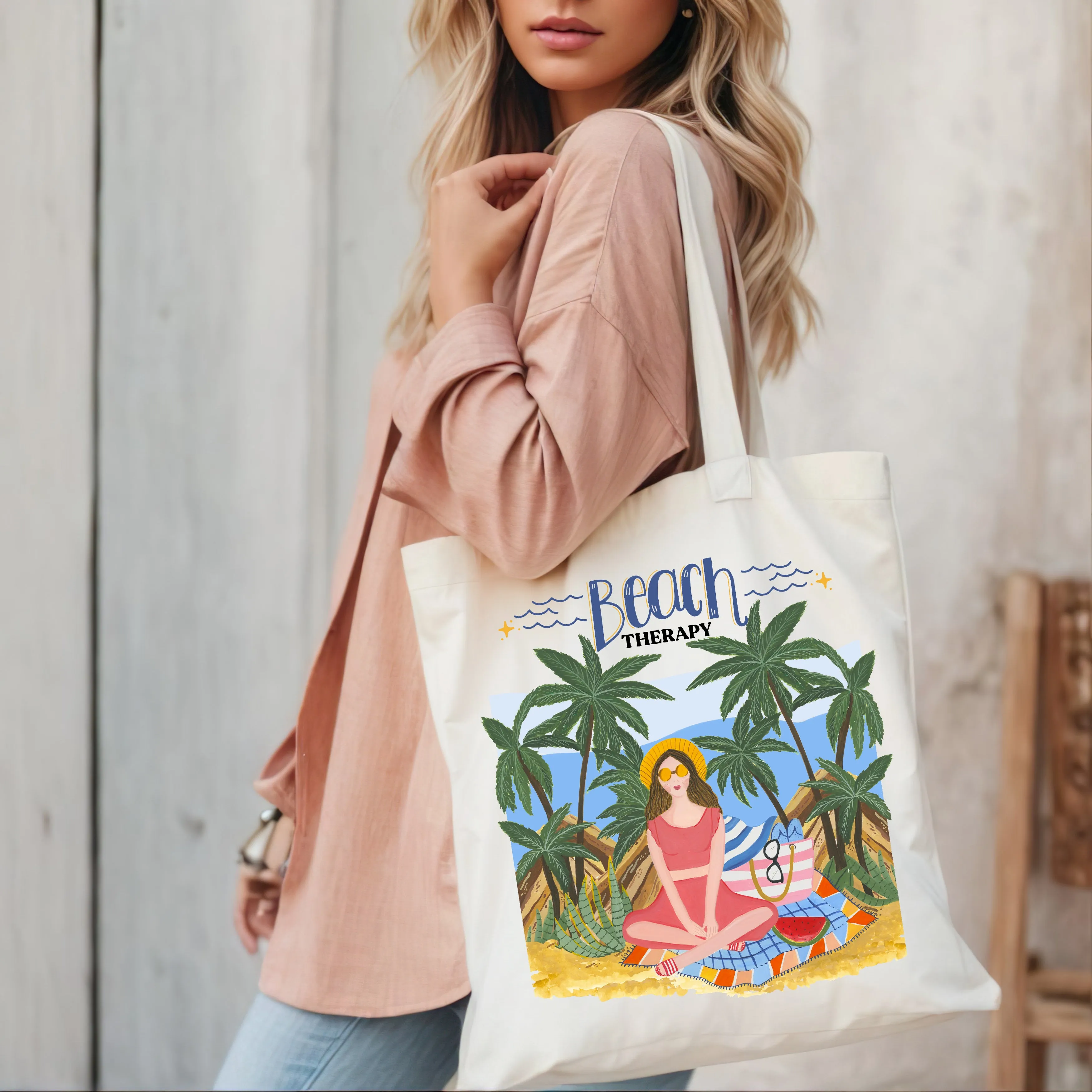 Beach Therapy Tote Bag