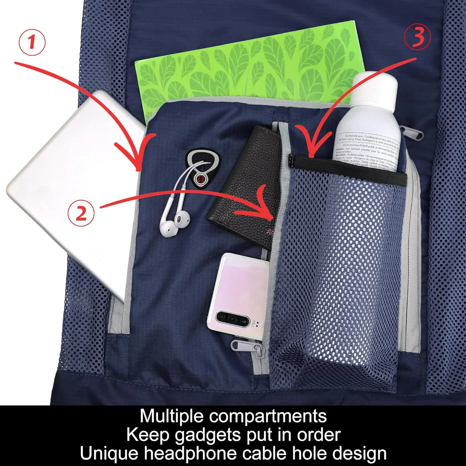 BeeGreen Drawstring Backpack for Men Women Athletic Gym Sports Workout Beach Swim