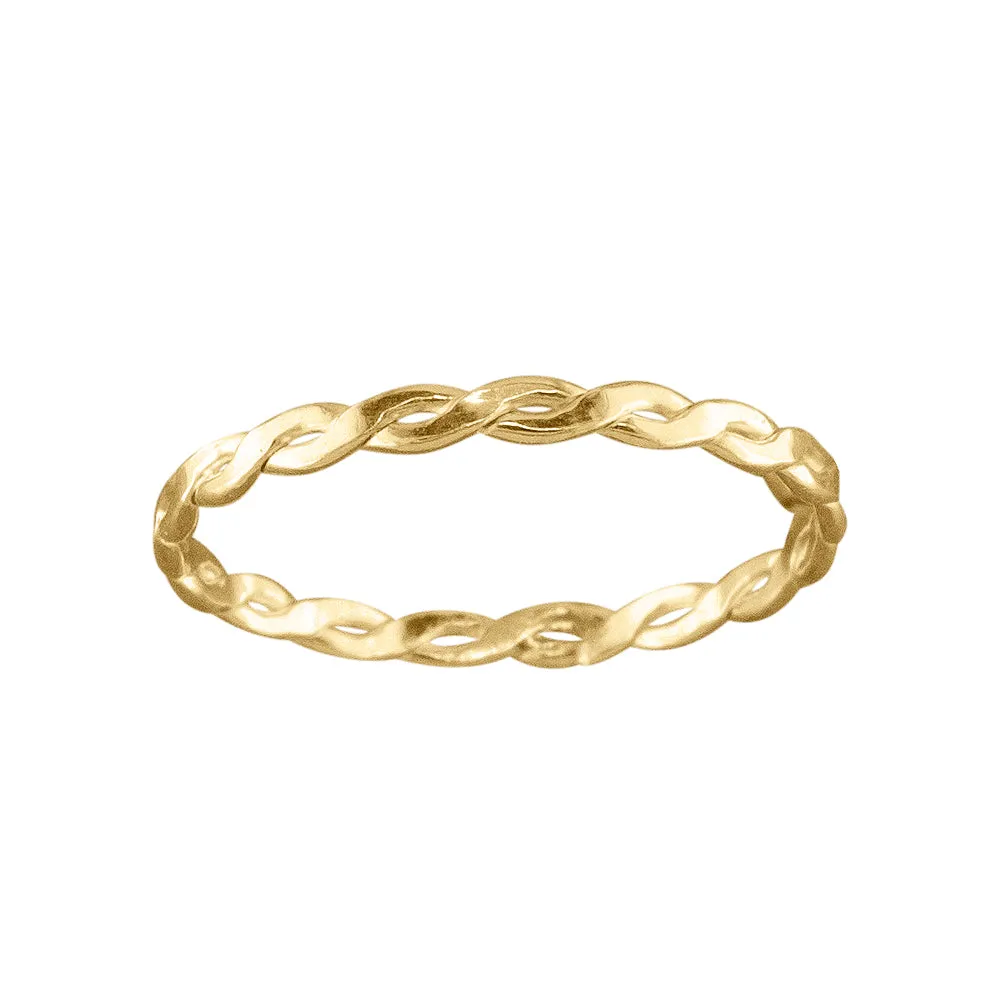 Braid - Gold Filled Toe Ring - TR04 GF