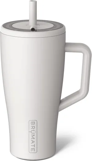 BrMate Era 30 oz Tumbler with Handle and Straw | 100% Leakproof Insulated Tumbler with Lid and Straw | Made of Stainless Steel | Cup Holder Friendly Base | 30oz (Dune)