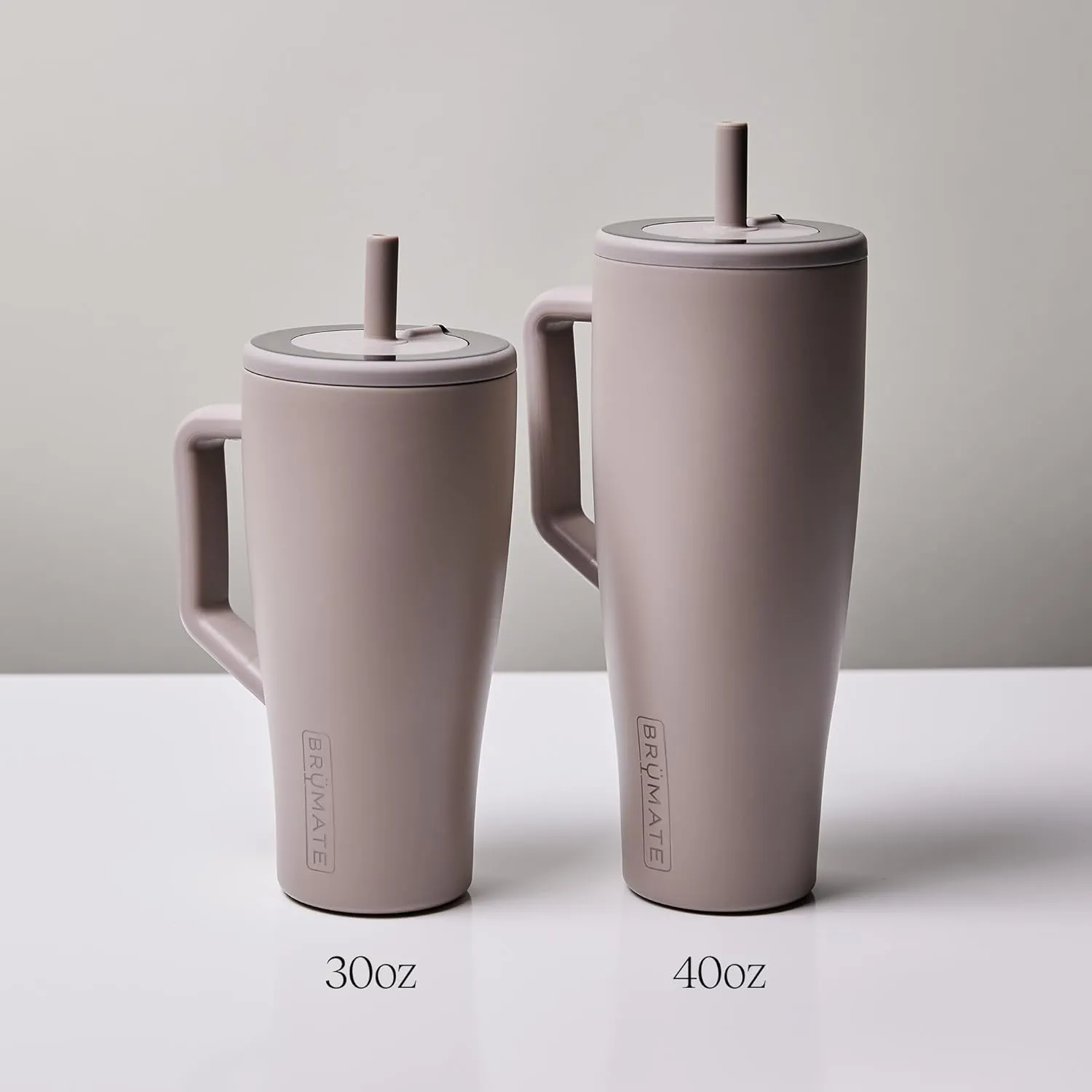 BrMate Era 30 oz Tumbler with Handle and Straw | 100% Leakproof Insulated Tumbler with Lid and Straw | Made of Stainless Steel | Cup Holder Friendly Base | 30oz (Dune)