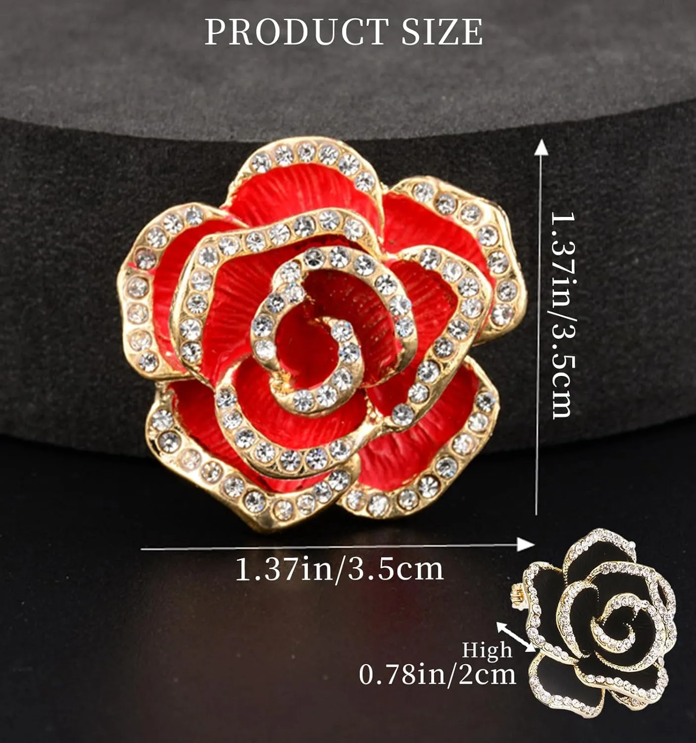 Brooches and Pins for Women Vintage: Brooch Pins for Women Rhinestone Brooch and Pin Crystal Brooch Pin Fashion Broche Gifts