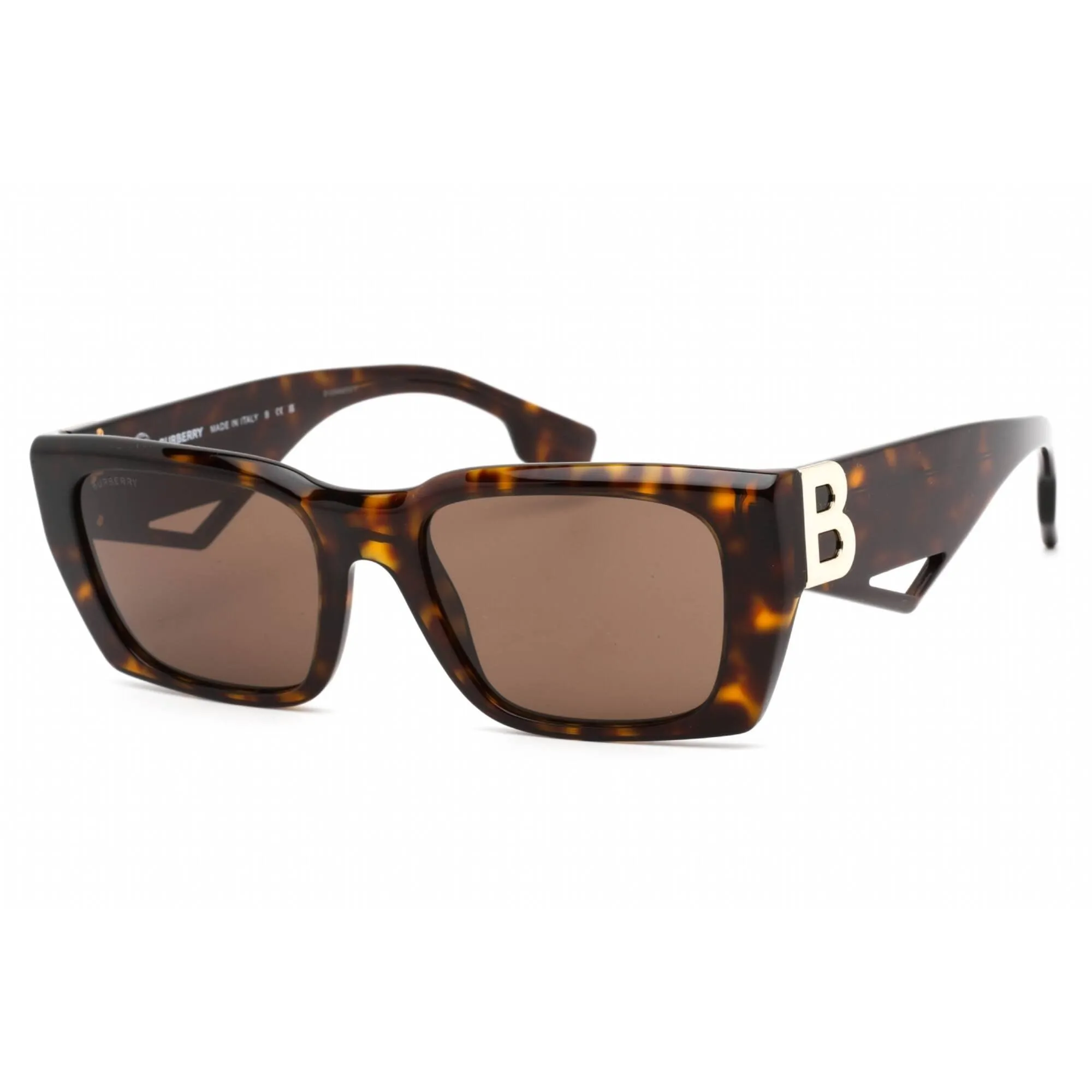 Burberry Women's Sunglasses - Full Rim Dark Havana Plastic Frame | 0BE4336 392073