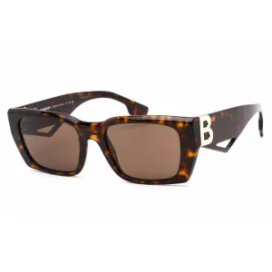 Burberry Women's Sunglasses - Full Rim Dark Havana Plastic Frame | 0BE4336 392073