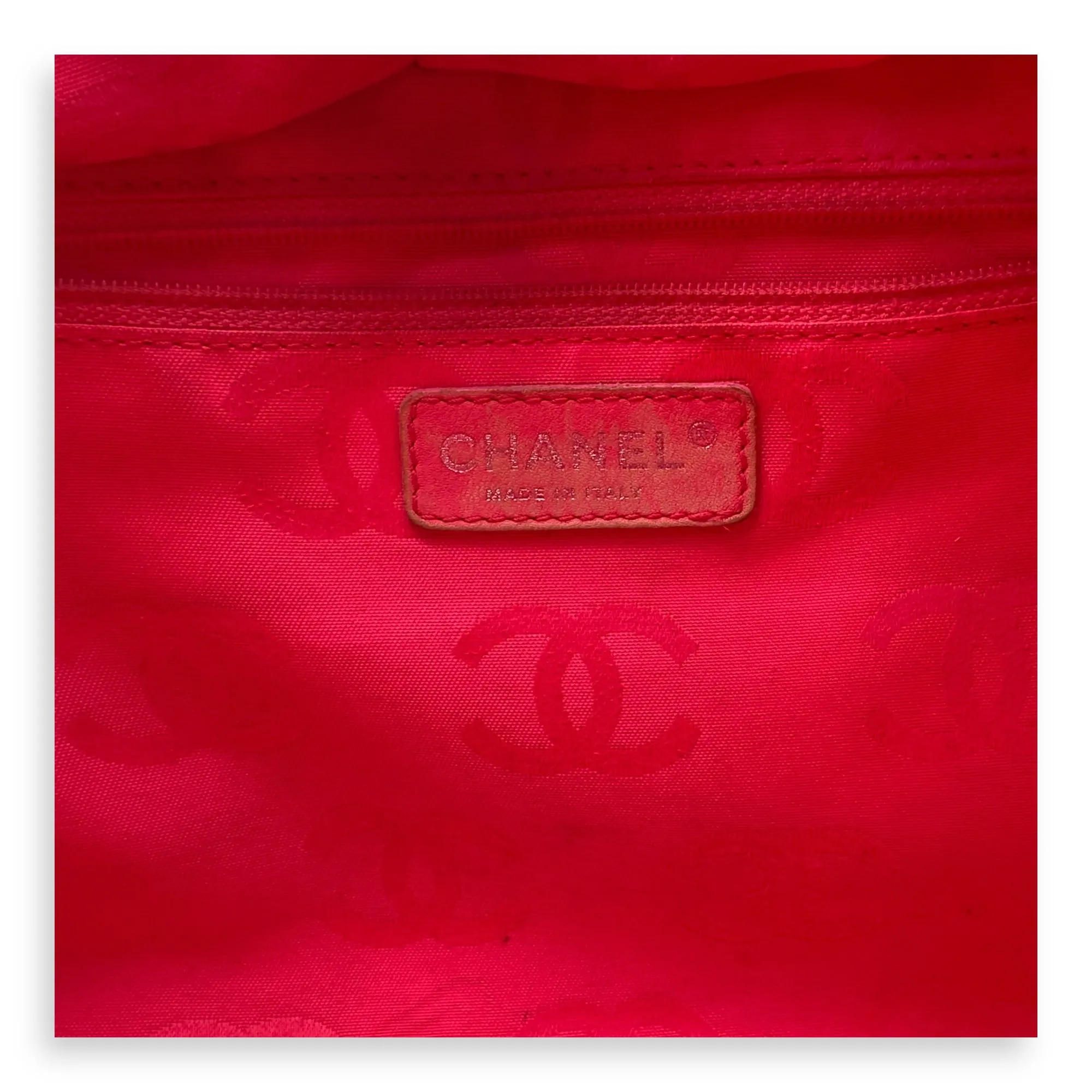 Cambon Tote Bag  Black in Lambskin , Silver Hardware
