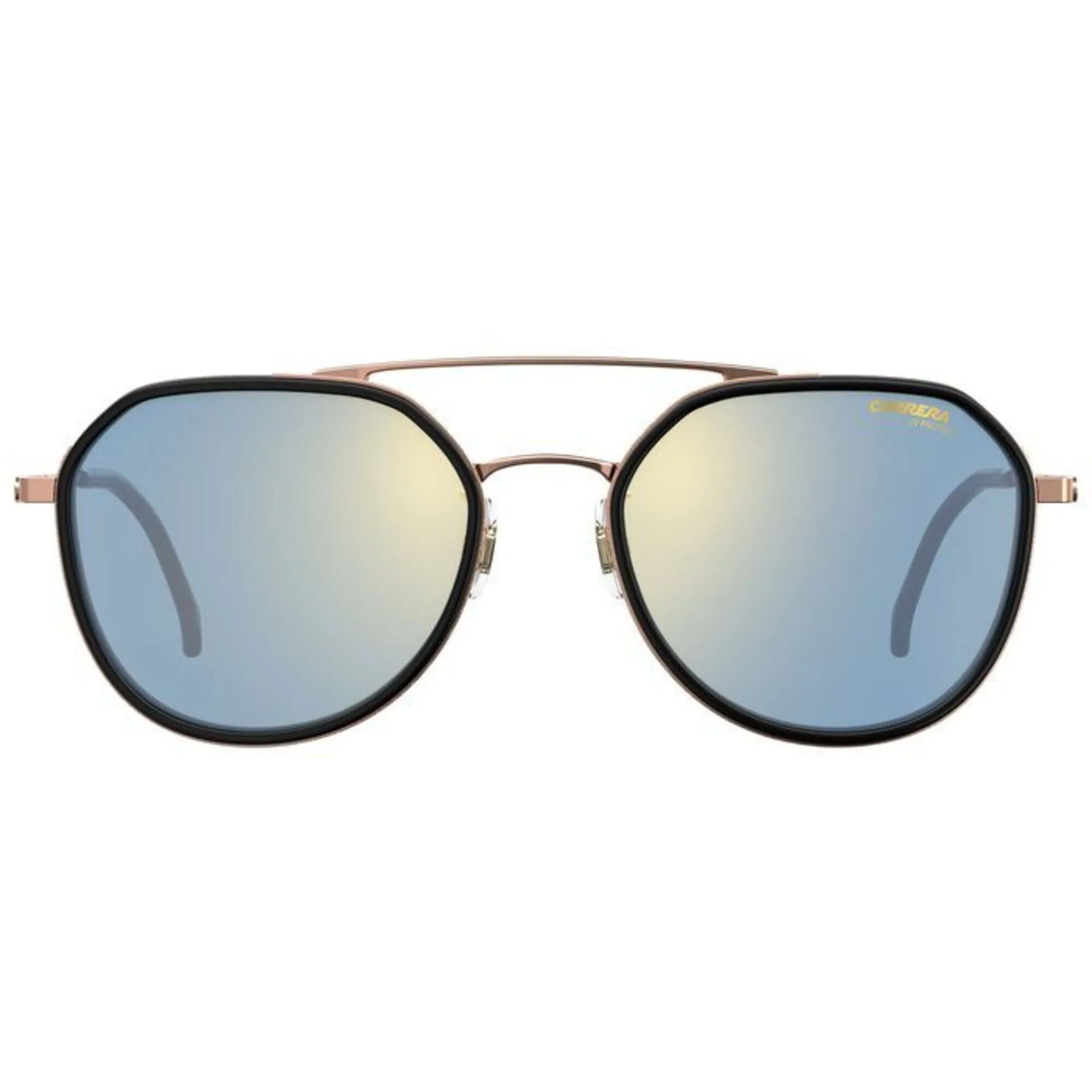 Carrera Unisex Sunglasses - Black Gold Copper Metal Frame Blue Sp Lens | 1028/GS 26S