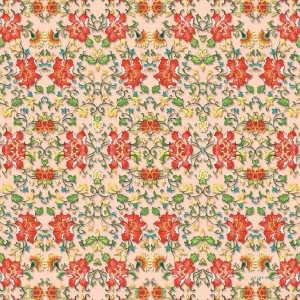 Chiara Coco Orange flowers/blush pink  CC165-1 70cm