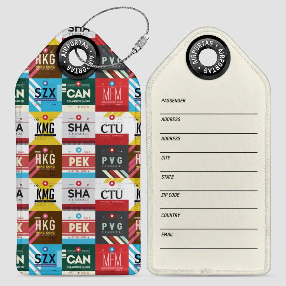 Chinese Airports - Luggage Tag