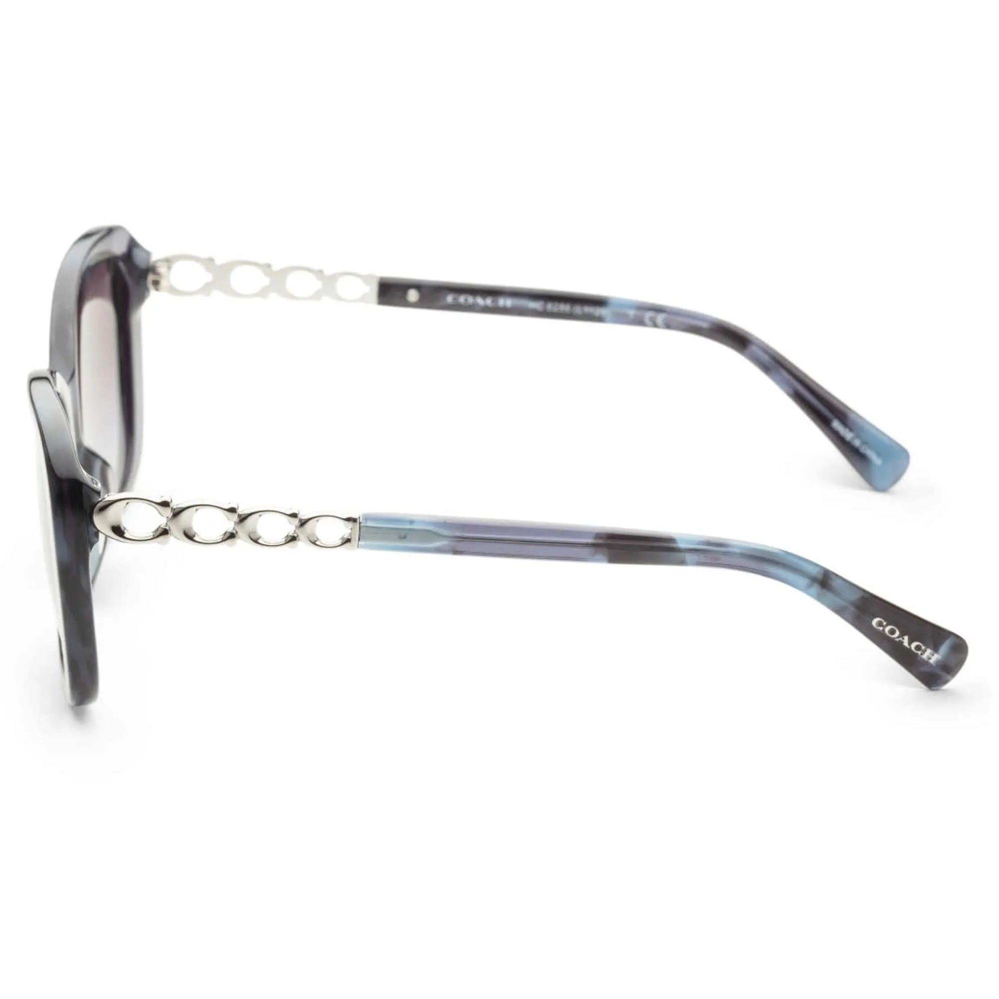 Coach Women's Sunglasses - Blue Tortoise Rectangular Frame | COACH 0HC8286 55938G57