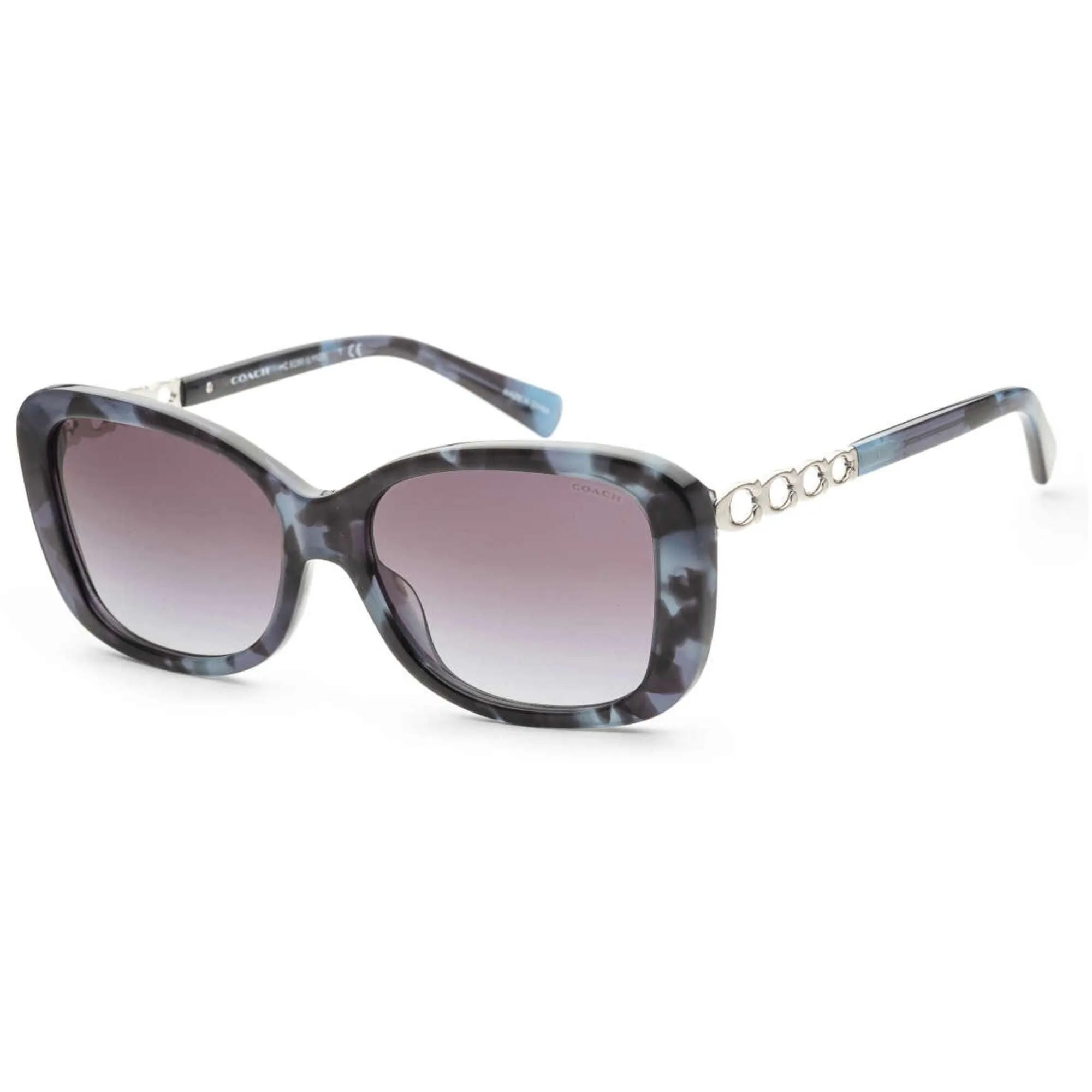 Coach Women's Sunglasses - Blue Tortoise Rectangular Frame | COACH 0HC8286 55938G57