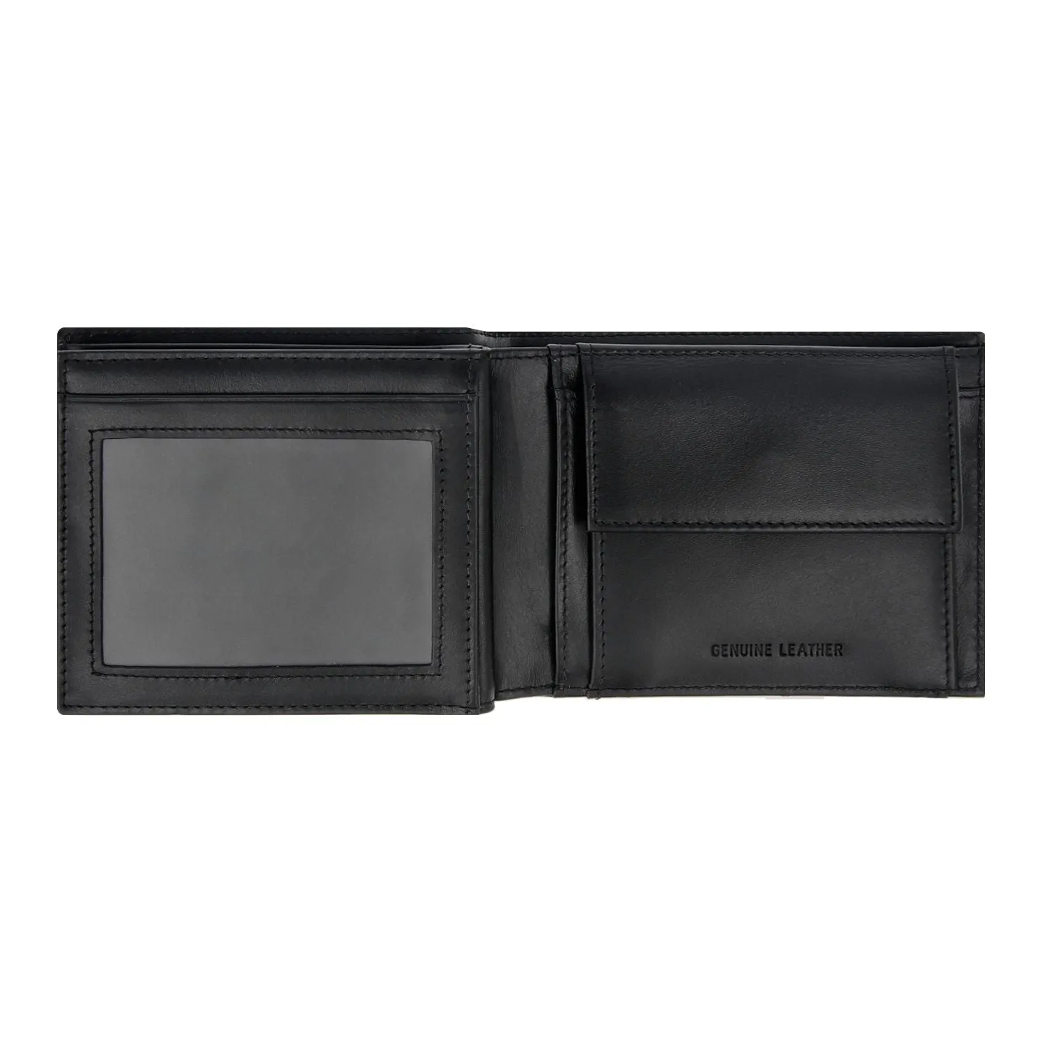Crossing Riforma Bi-fold Leather Wallet With Flap And Coin Pouch RFID
