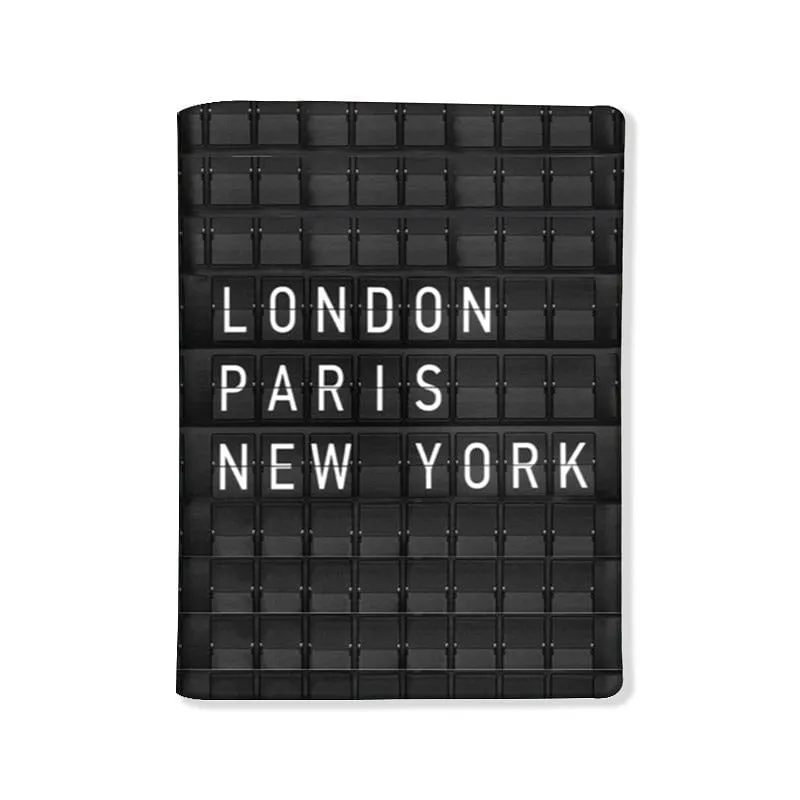 Designer Passport Cover - Departure Arrival