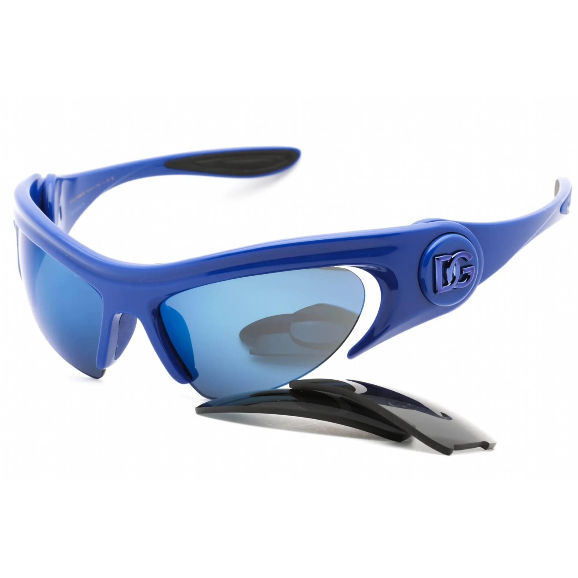 Dolce & Gabbana Unisex Sunglasses - Blue Plastic Wraparound Frame | 0Dg6192 309455