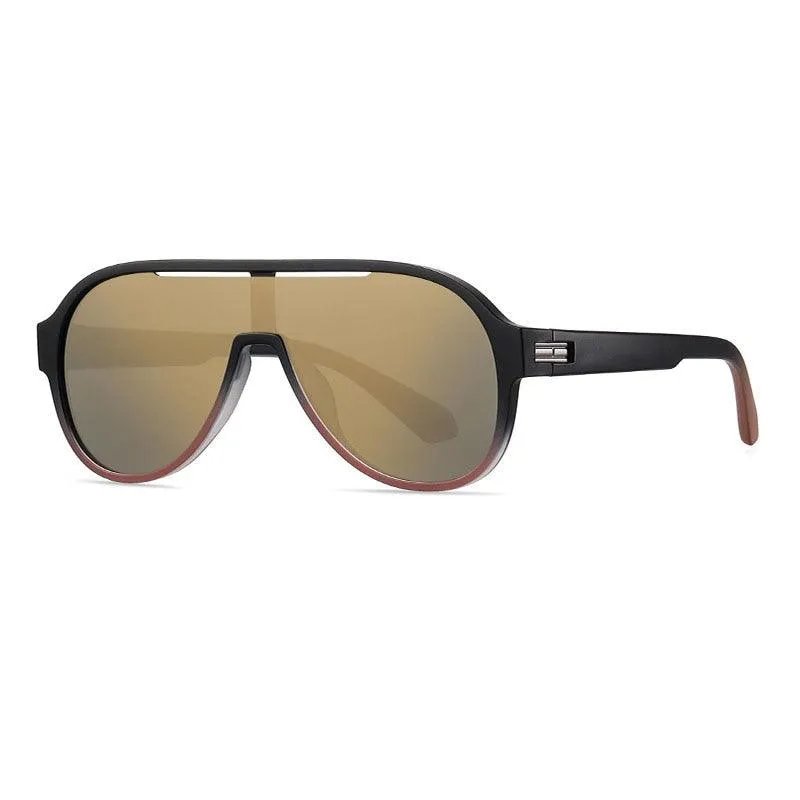 Dylan Oversized Aviator Polarized Sunglasses