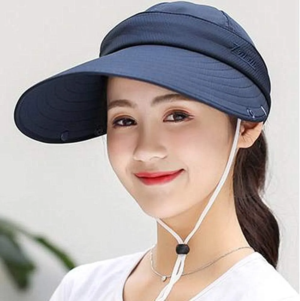 Fashion Outdoor UPF 50  UV Sun Protection Waterproof Quick Dry Breathable Face Neck Flap Cover Folding Sun Hat
