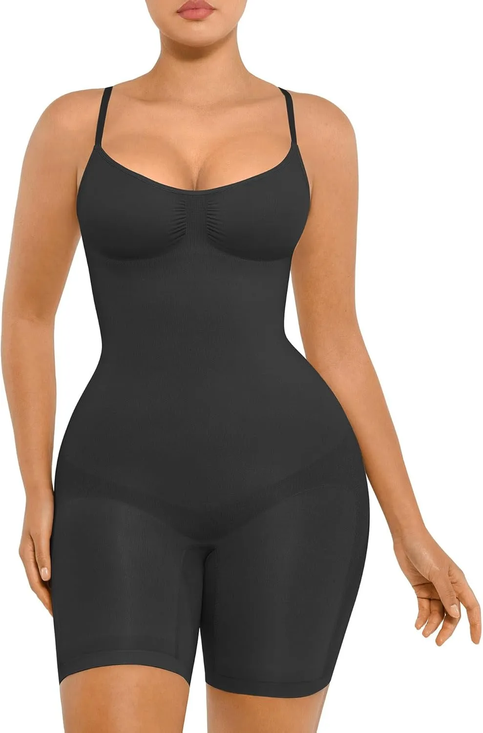 FeelinGirl Shapewear Bodysuit Tummy Control Seamless Sculpting Butt Lifter Body Shaper for Women