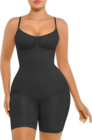 FeelinGirl Shapewear Bodysuit Tummy Control Seamless Sculpting Butt Lifter Body Shaper for Women