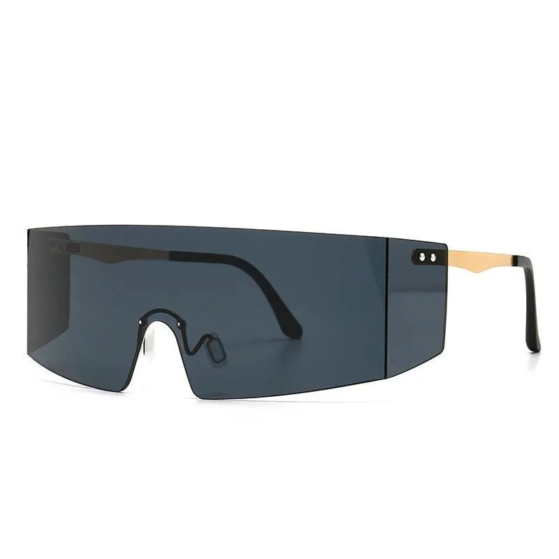Fenn Oversized Wrap Around Sunglasses