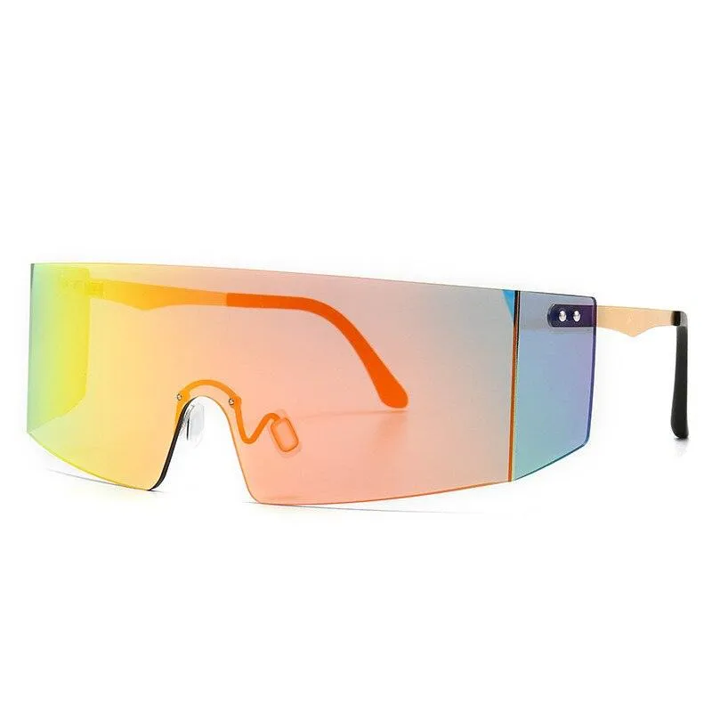 Fenn Oversized Wrap Around Sunglasses