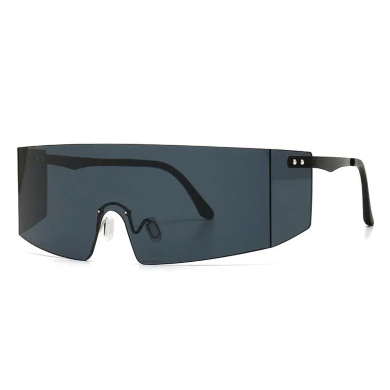Fenn Oversized Wrap Around Sunglasses