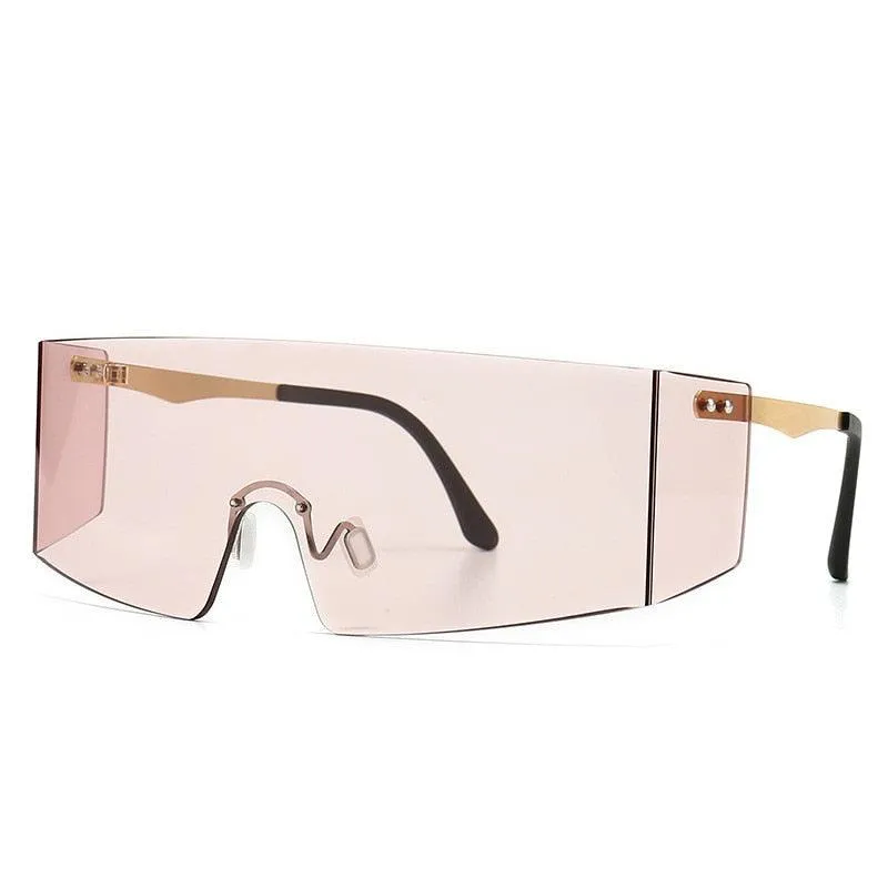 Fenn Oversized Wrap Around Sunglasses