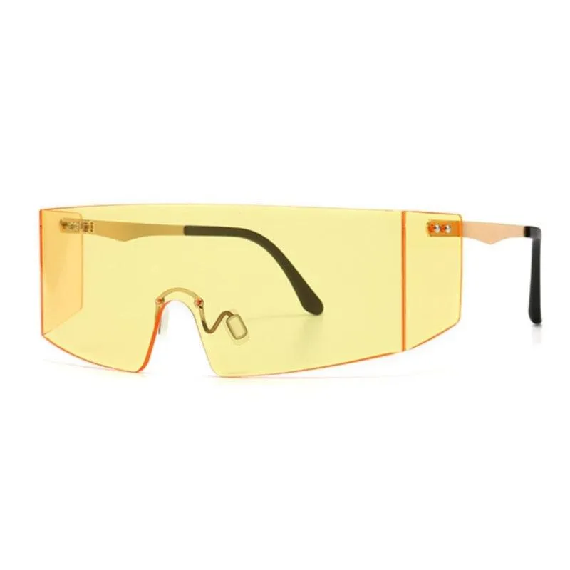 Fenn Oversized Wrap Around Sunglasses