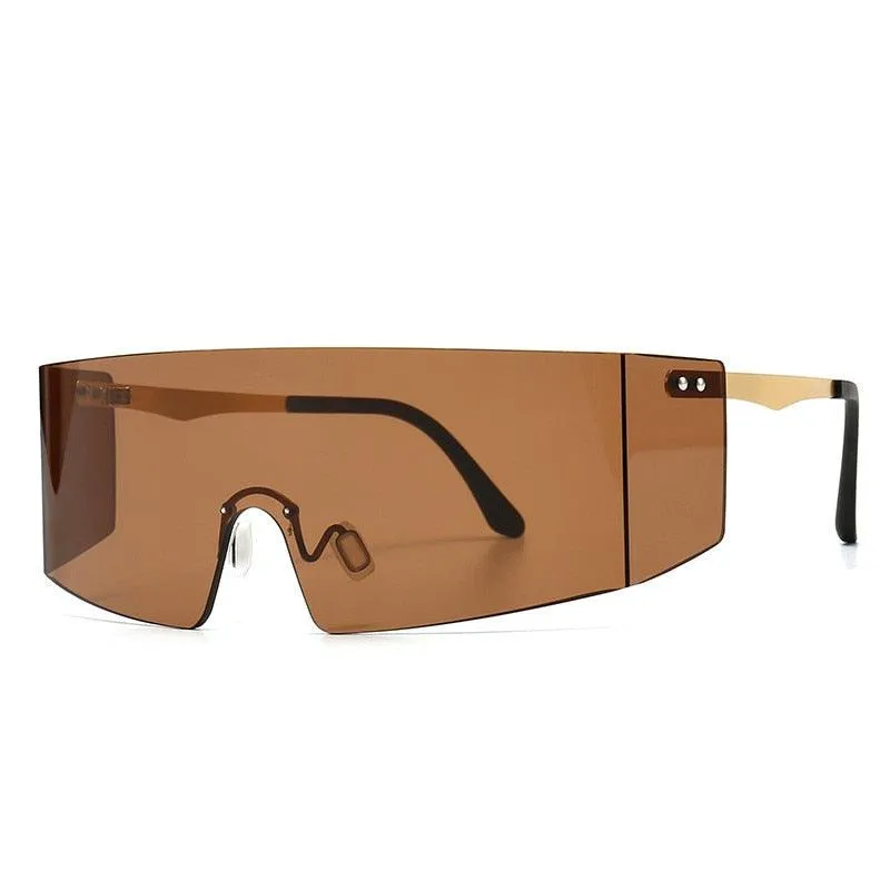 Fenn Oversized Wrap Around Sunglasses