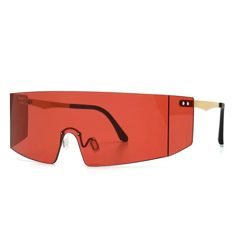 Fenn Oversized Wrap Around Sunglasses