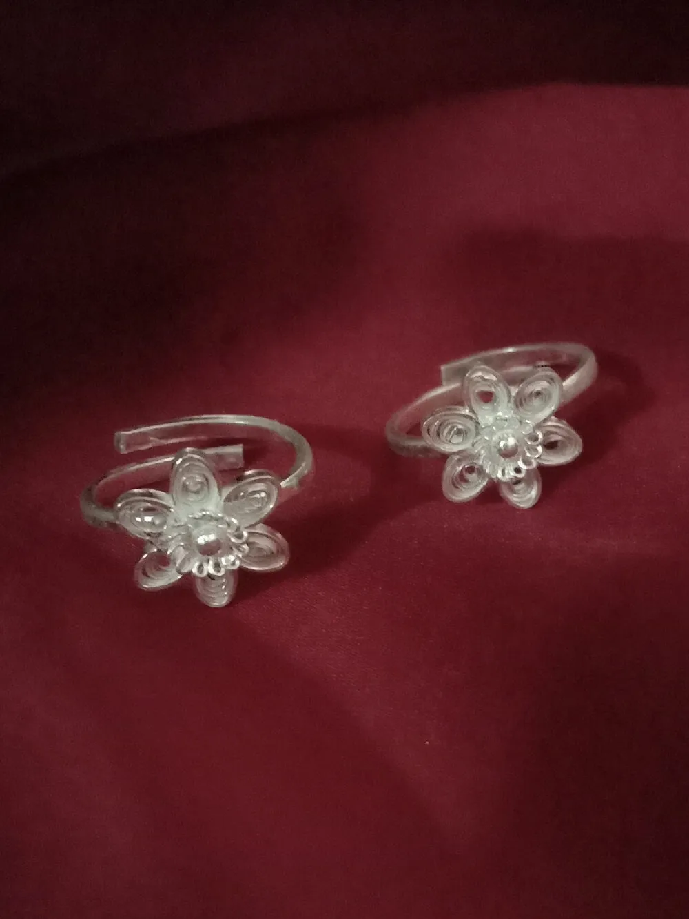 Filigree Toe Rings