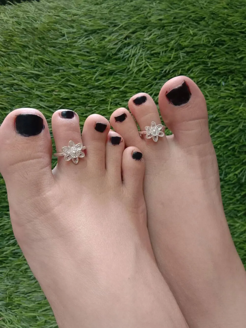 Filigree Toe Rings