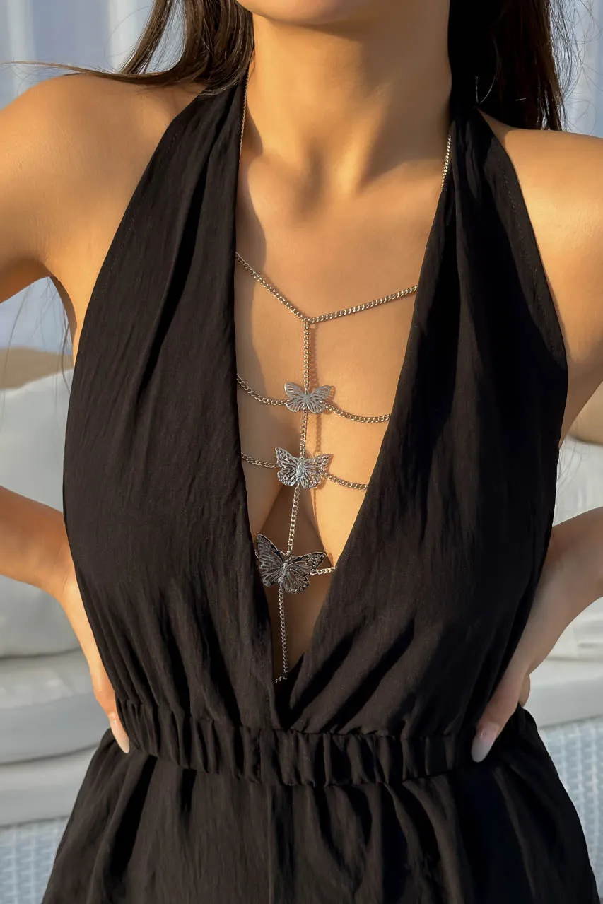 Gold Butterfly Body Chain