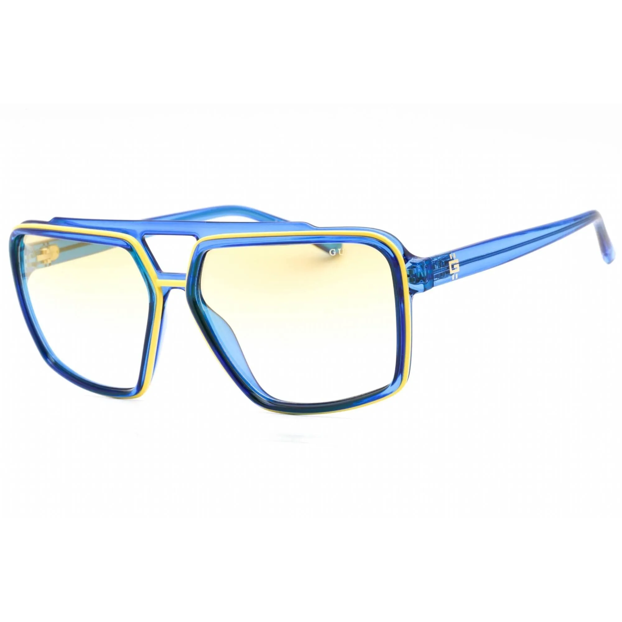 Guess Men's Sunglasses - Full Rim Blue/Other Plastic Rectangular Shape | GU00076 92F