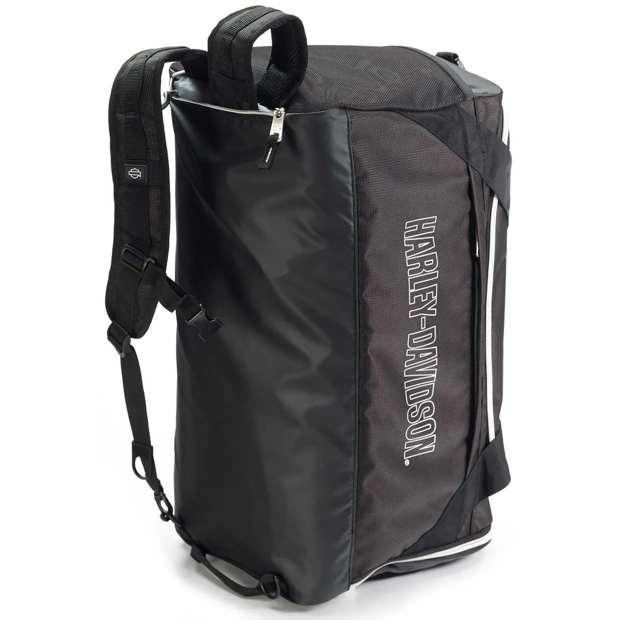 Harley-Davidson Silverado 21" Utility Convertible Duffel Bag/Backpack, Black 90329