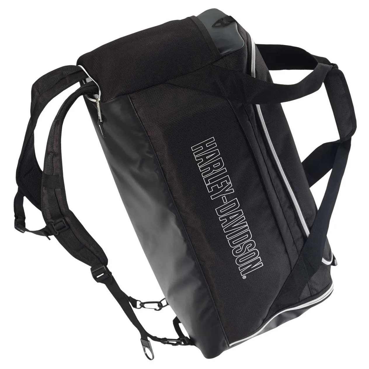 Harley-Davidson Silverado 21" Utility Convertible Duffel Bag/Backpack, Black 90329