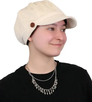 Hats Scarves & More Newsboy Cap for Women Cabbie Hat Cancer Headwear Chemo Head Coverings Brianna
