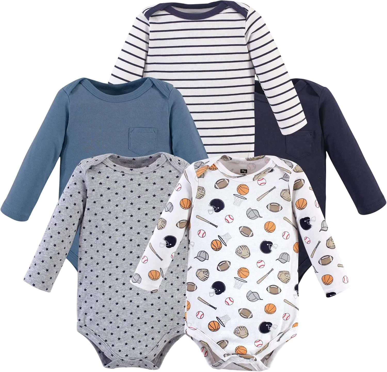 Hudson Baby Unisex Baby Cotton Bodysuits