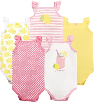 Hudson Baby Unisex Baby Cotton Sleeveless Bodysuits