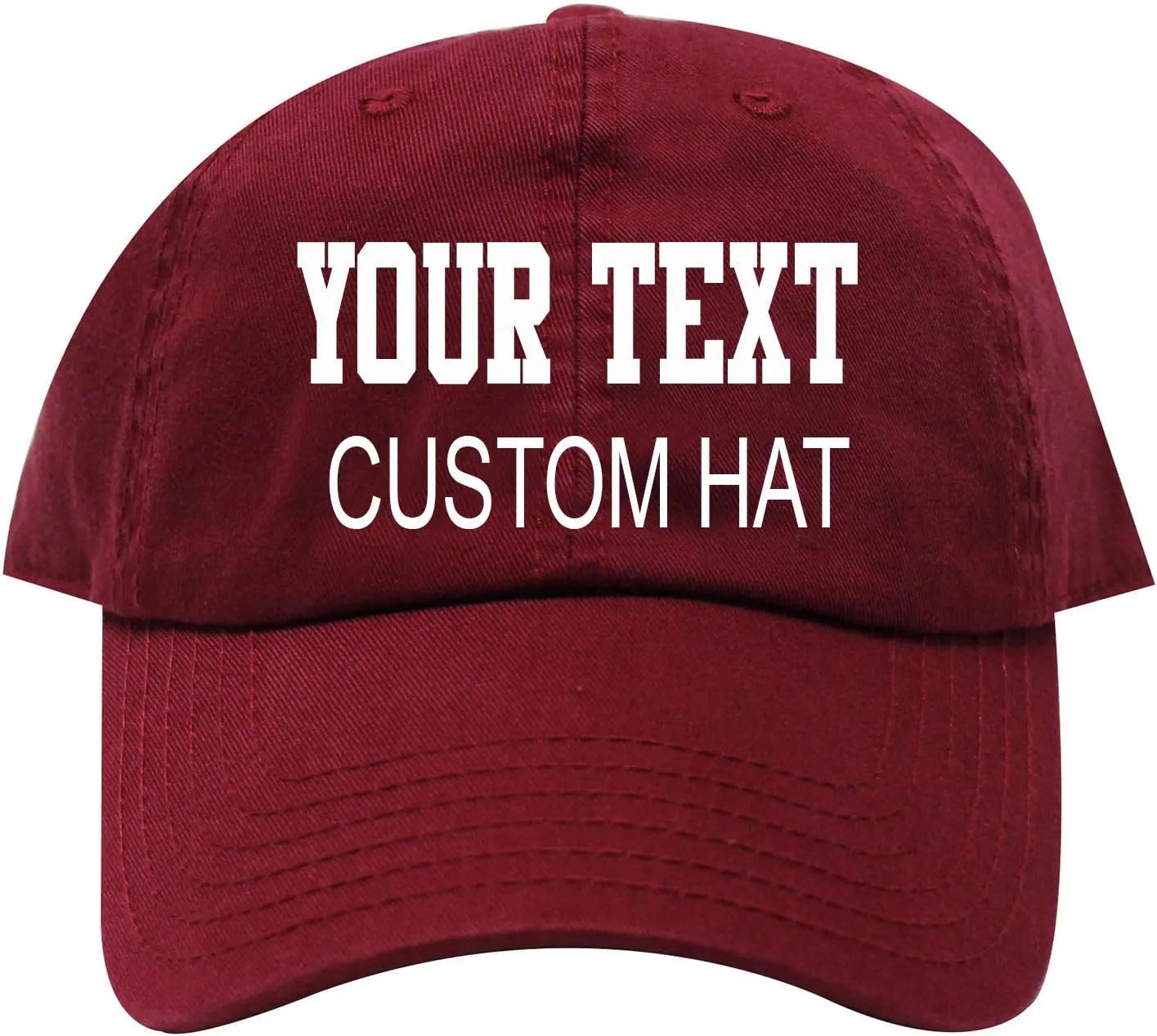 INK STITCH Customized Monogrammed Personalized Cotton Baseball Cap -Various Options
