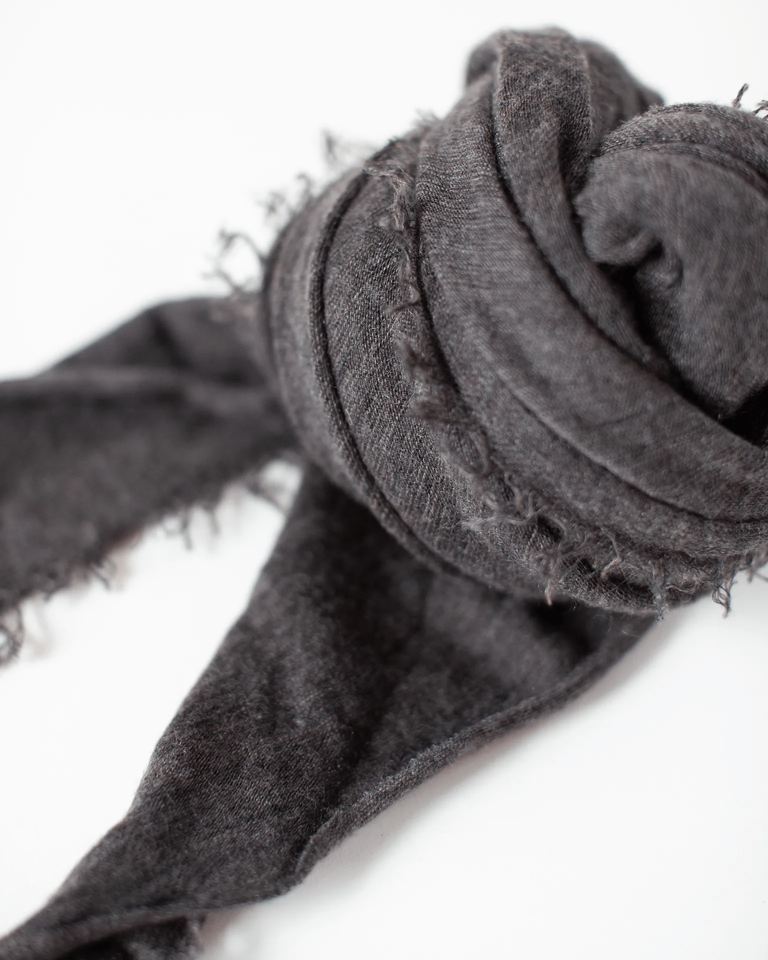 Love Cashmere Scarf in Black Coffee