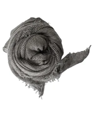Love Cashmere Scarf in Charcoal X Milk