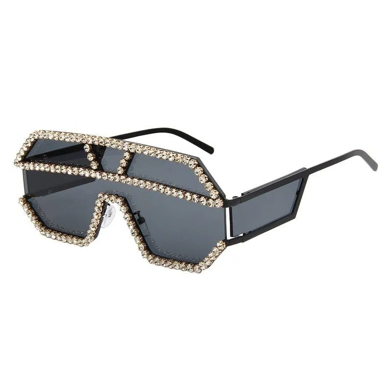 Mace Oversized Geometric Sunglasses