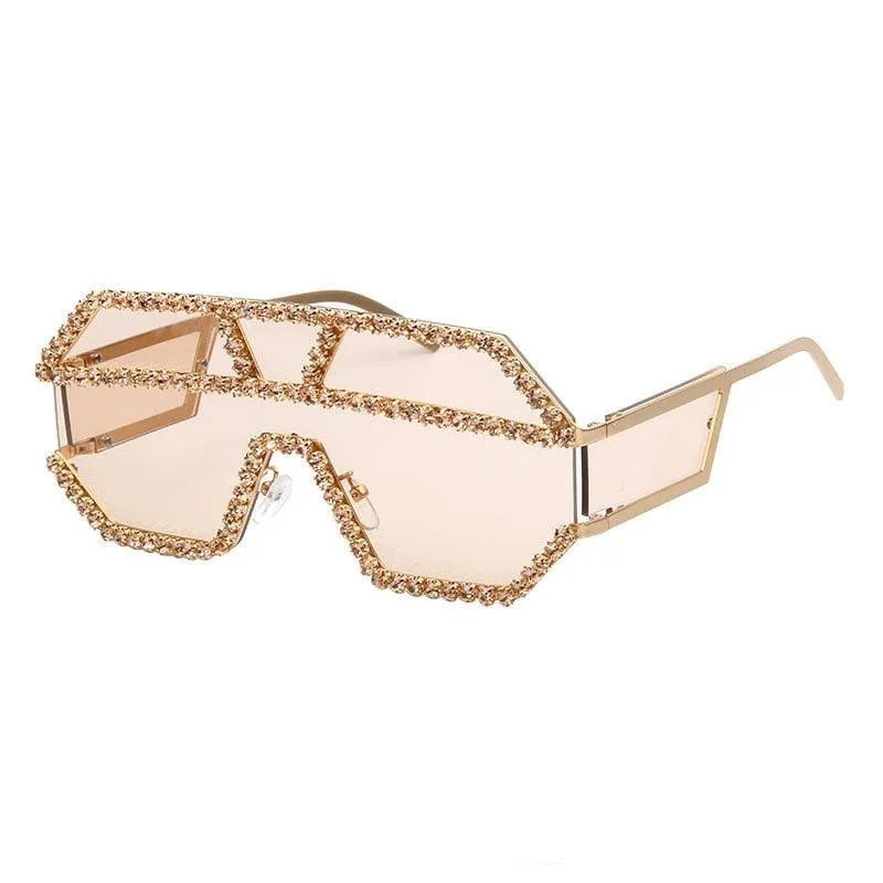 Mace Oversized Geometric Sunglasses