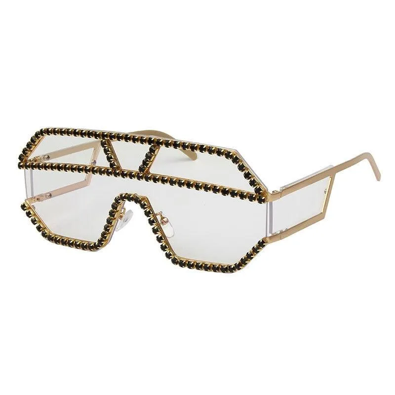 Mace Oversized Geometric Sunglasses